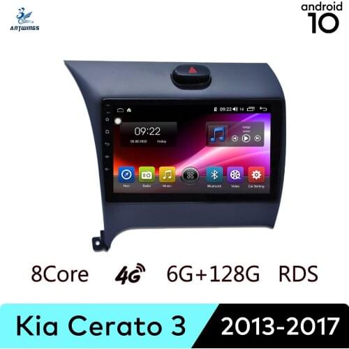 ANTWINS Android 10 Car Radio Stereo Multimedia Player with Touch Screen Bluetooth Apple Play for Kia Cerato 3 2013-2017