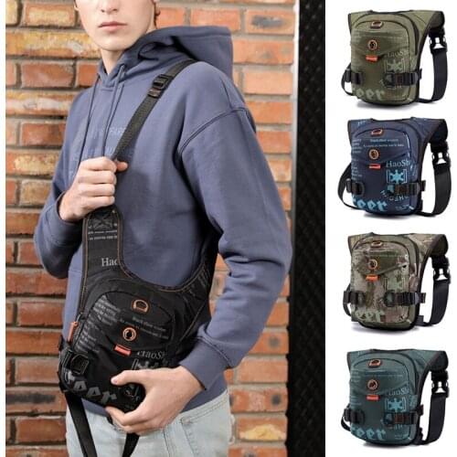 Mens Waist Drop Leg Bag Thigh Pack Pouch Zipper Multi-function for Motorcycle Packs Outdoors Best Sale