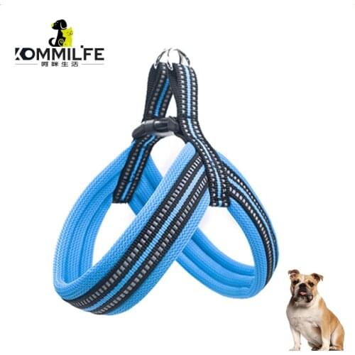 Nylon Breathable Dog Harness Reflective No Pull Dog Harness For Small Medium Dogs Pet Dog Harness and Leash Set Dog Accessories