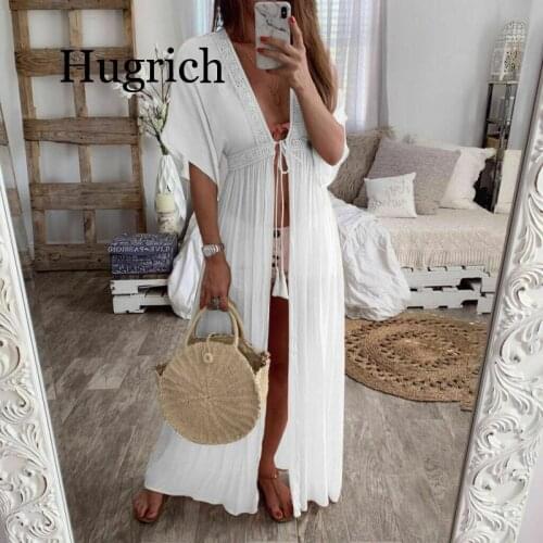 2020 New Women Summer Bathing Suit Chiffon Bikini Cover Up Beach Dress Swim Dresses Women Swimwear Beach Wear Long Dress