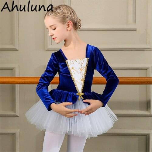 New Ballet Dance Dress Stage Performance Costumes For Girls Childrens Practice Clothes D0490