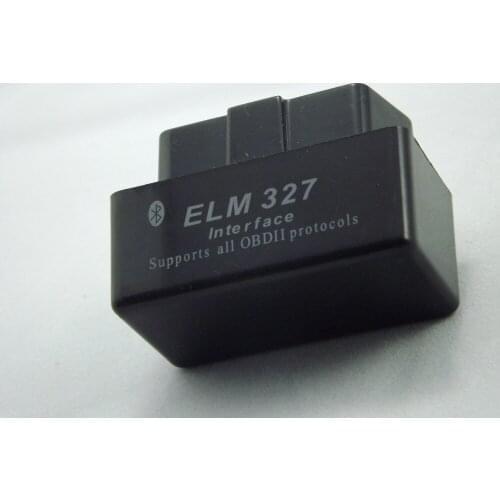 Wholesale 100pcs New Version Bluetooth Super MINI ELM327 V2.1 Black OBD2 / OBDII ELM 327 Car Code Scanner Auto Reader