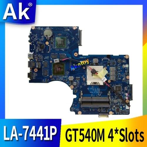 PBL80 LA-7441P K93SV GT540M 1GB Mainboard For Asus LA-7441P K93SV K93SM K93S K93 X93S X93SV Laptop Motherboard Test 100% OK