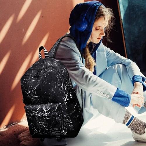 ABQP Laptop Backpack For Women Waterproof Girls School Backpack Large Capacity Travel Female Backpack Bags