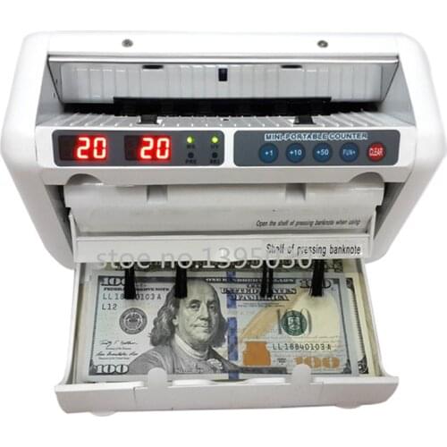 Money counter machine suitable for EURO US DOLLAR Multi-Currency Compatible Bill Cash Money Currency Counter