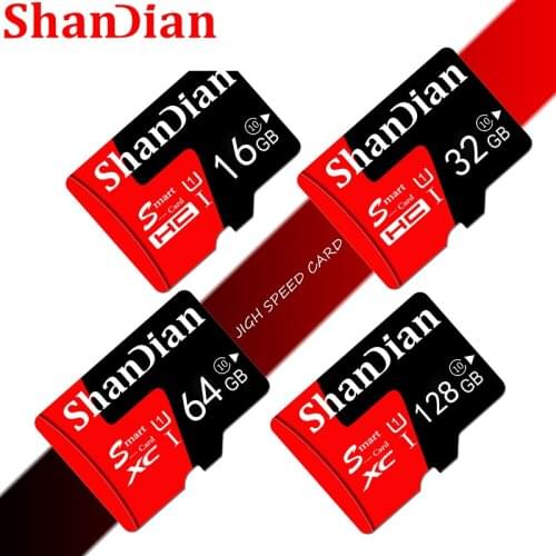 SHANDIAN Mini SD Card 4GB 8GB 16GB Class 6 Real Capacity 32GB Memory SD Card High Speed Smart SD Card TF card Free Shipping