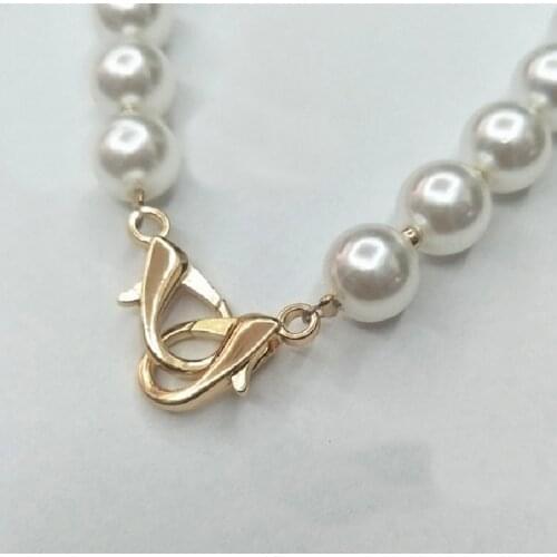 Imitation Pearls Clutch Bag Strap Fashion Short Wristlet Strap Handle Purse Bag Belt Wallet Belt Wrist Bag Chain Bag Accessories