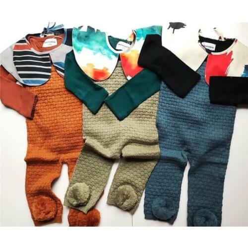 BOBOZONE Knitted pure cotton overalls