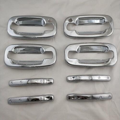 High quality Door Handles Bowl Cover ABS Plastic Chrome Plating 2000-2006 For Chevrolet Chevy GMC GML Yukon XL Truck Accessories