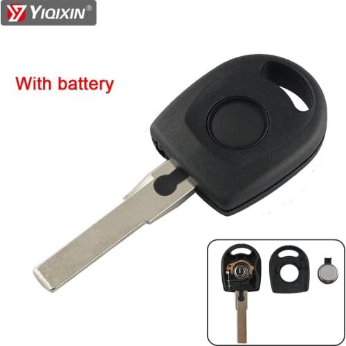 YIQIXIN Transponder Car Key Shell For VW Volkswagen Jetta Bora Passat Polo Golf For Seat Ibiza Leon For Skoda Octavia HU66 Blade