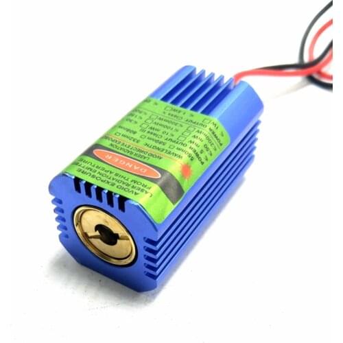 532nm 50mW Laser Diode Module Green High Power Lazer Spot Beam w / Glass Lens 40mmx21mm