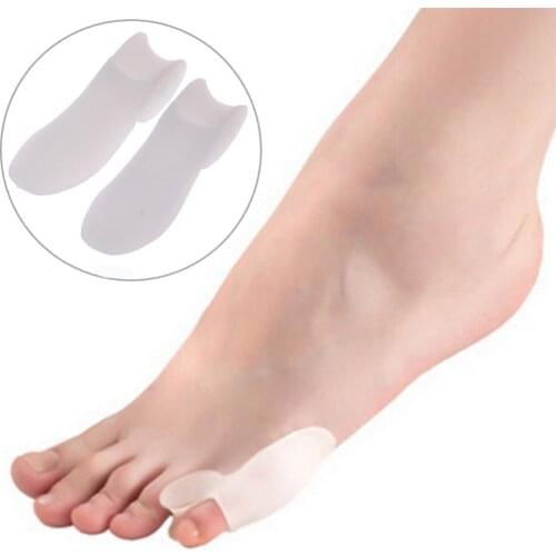 2pcs=1Pair Gel Foot Care Tool Bunion Corrector Bone Big Toe Protector Hallux Valgus Straightener Toe Spreader Pedicure