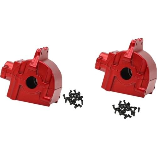 2Pcs RC Metal Housing Cover for WLTOYS 144001 Car Trucks DIY Accessory Red