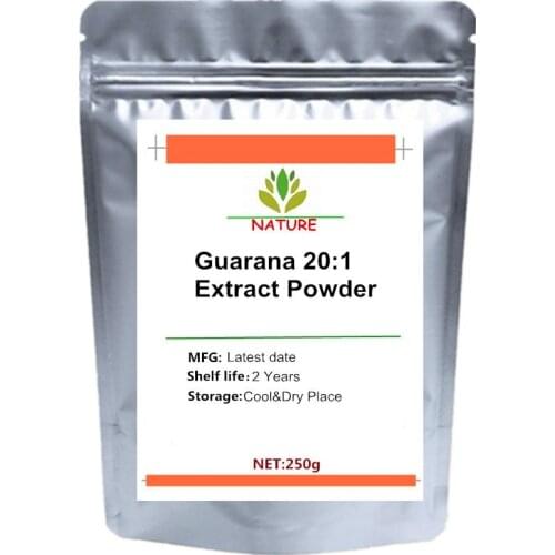 Guarana 20:1 Extract Powder Stimulant Energy Booster Weigh Loss Assistance