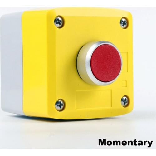 Flush button Momentary button switch+button BOX GOB-1A-11 IP65 Suitable for harsh environment