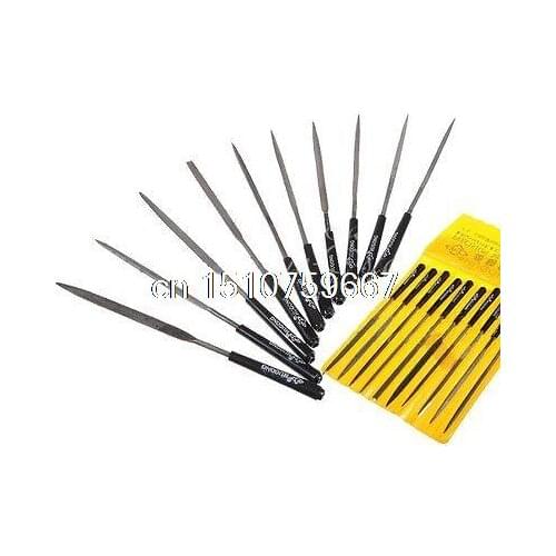 Set 10pcs 3x140MM Precision Needle Files Metal Filing Watch Jewelry Repair Tool