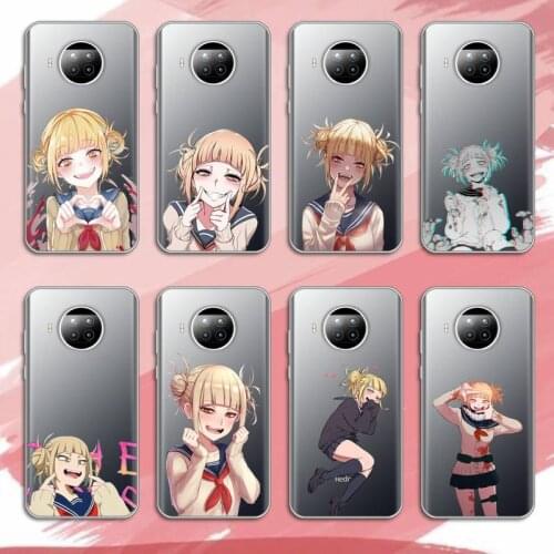 My hero academia Himiko Toga Phone Case Transparent for Xiaomi Redmi note 10 t 8 9 pro lite 11
