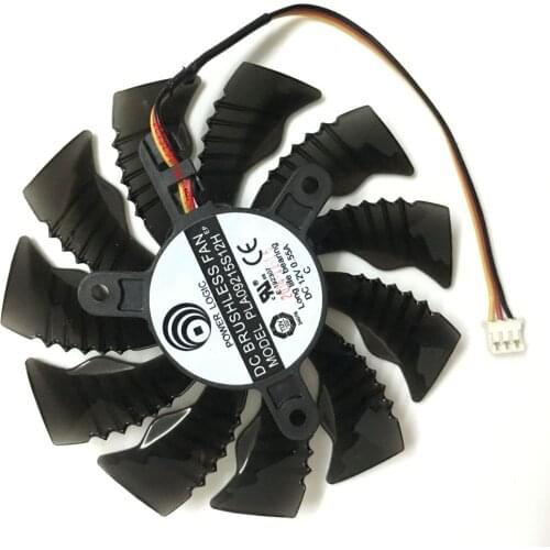 Computer GPU radiator VGA Cooler fan For GIGABYTE GTX960 GTX 970 MINI-ITX graphics card cooling (PLA09215S12H 85MM 3Pin)