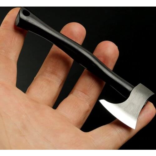 Custom Handmade 440C Steel Mini Axe Sharp Blade Camping Crafts Collectible Gift with Sheath Sharpened HRC58
