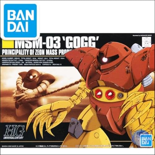 Bandai Assembly Model Gundam 56831 HGUC 008 1/144 MSM-03 GOGG Japanese Anime Toy