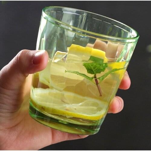 Juice Glasses For Drinking Tea 210 Ml Transparent Kitchen Dining Bar Unbreakable Acrylic Material Drinking Glasses Water Glass