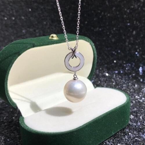 Bridal Hot 925 Sterling Silver Necklace Findings Jewelry Base Settings Mountings Parts for Akoya Edison Pearls, Coral, Jade