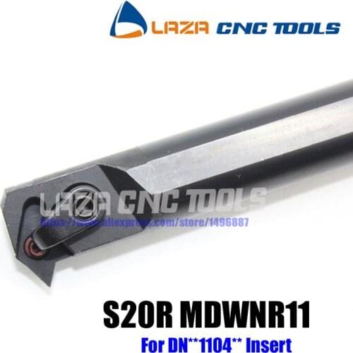 S20R-MDWNR 11 Boring Bar Interna Turning Holder,62.5 Angle CNC Cutting tool,Indexable Boring Bar for DNMG1104,Lathe Boring bars