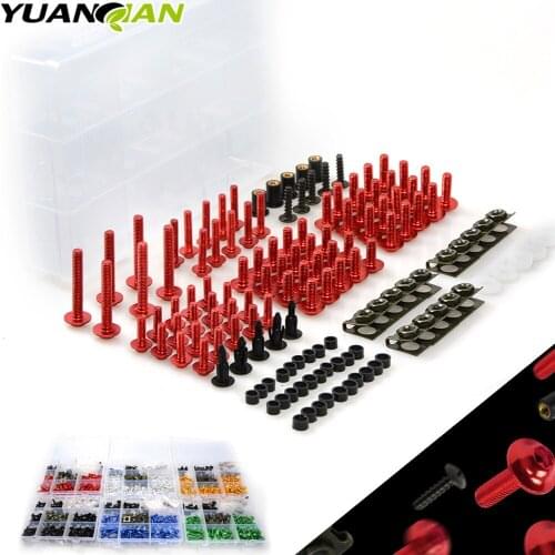 Universal CNC Motorcycle Fairing body work Bolts Fastener Clips Screws For MOTO GUZZI GRISO 2006-2015 V7 Classic 2008-2016