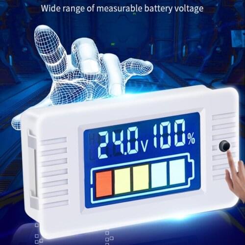 DC 0-100V Battery Tester Lithium Lead-acid Battery Voltmeter Panel Meter Monitor 203C