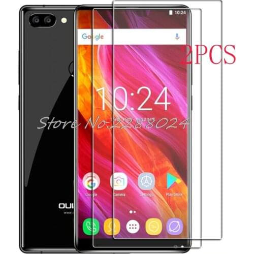 2PCS FOR Vernee Mix 2 High HD Tempered Glass Protective On Mix2 Screen Protector Film Cover