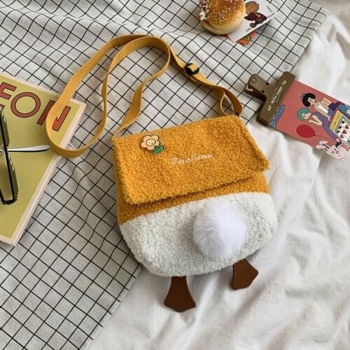 Women Bag Korean Lady Duck Hip Polyester Flap Zipper Soft Shoulder Bags Pures And Bags Crossbody Sweet MINI Bag