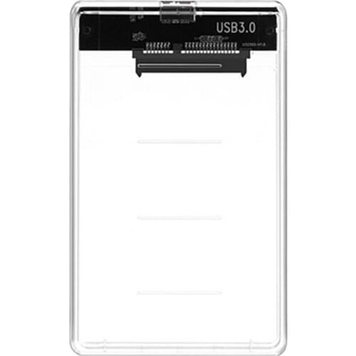 USB3.0 Hard Disk Box 2.5 Inch Serial SATA Solid State SSD Mechanical Disk Universal Transparent Mobile Hard Disk Box