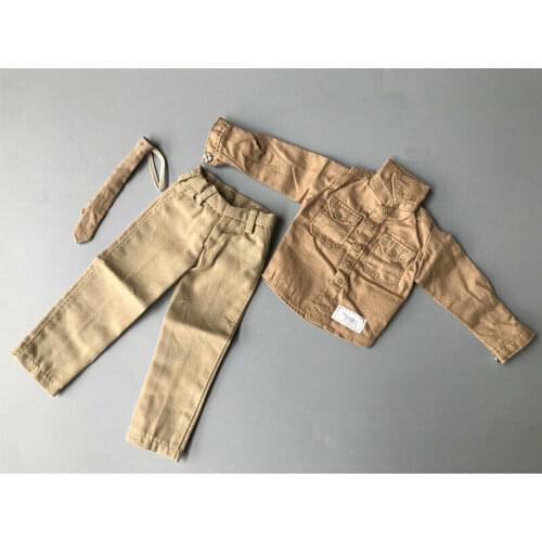 1/6th WWII U.S. Army Clothes+Pants+Tie Model for 12" Action Figure