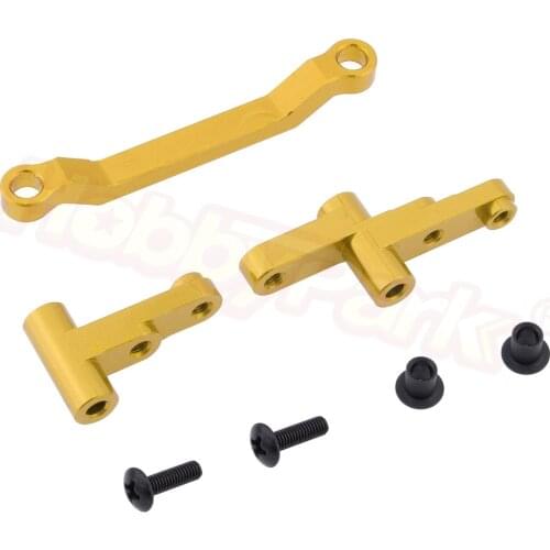 1 Set Aluminum Servo Saver For RC 1:10 Electric Himoto E10XB E10XBL Tanto Buggy Replacement E10 Upgrade Parts 31015