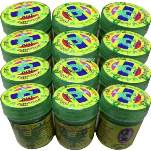10/12pcs x 20G / BOTTLE Hong Thai Traditional Thai Herbal Inhalant Inhaler, Nose flow carsick refreshing Essences