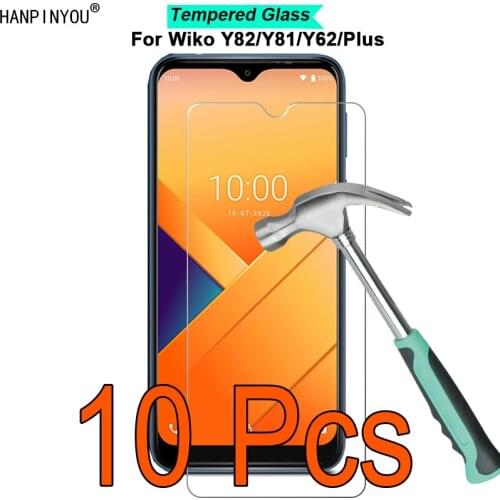 10 Pcs/Lot For Wiko Y62 / Y81 / Plus 9H Hardness 2.5D Ultra-thin Toughened Tempered Glass Film Screen Protector Guard