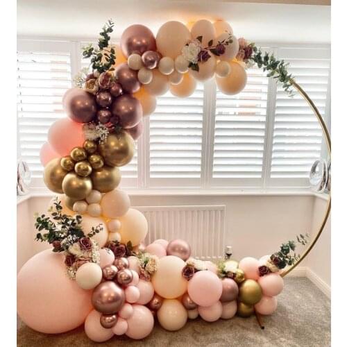 101pcs DIY Macaron Peach Balloon Garland Kit Wedding Decoration Birthday Party Decoration Accessories Balloons Arch Set