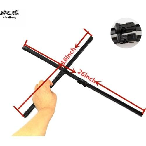 Free shipping 2pcs/lot SG-002 Wiper blades for 2013-2016 Opel ADAM 26"+16" fit push button type wiper arms car accessories