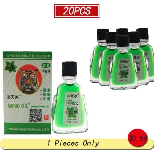 20PCS Liquid Balm Bite Mosquito Repellent Oil Refreshing Relief The Pain Natural Medicinal For Headache Dizziness