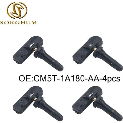 4PCS Tire Pressure Monitoring Sensor 315MHz for Ford Escape Expedition Explorer Fiesta F150 CM5T-1A180-AA,DE8T-1A180-AA