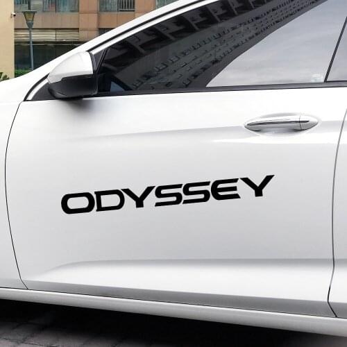 4PCS Auto Body Decor Reflective Sports Decals For Honda Odyssey Car Whole Body Trim Vinyl Stickers Captivation Auto Accessories