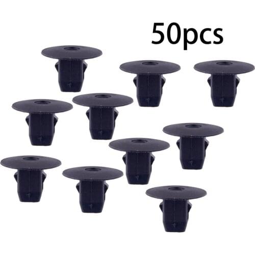 50pcs/Set Fender Apron Grommet Retainer Clip Tapping Screw 90682SEA003 Fit for Honda Civic Odyssey Acura TSX Auveco