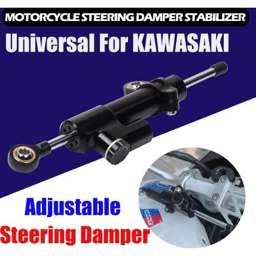 Motorcycle Steering Damper Stabilizer Accessories For KAWASAKI Z1000 Ninja ZX-6R ZX12R ZX14R ZX636R ZX6RR ZX6R 636 ZX-9R ZZR1400