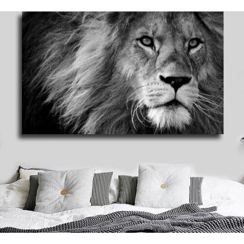 Big size Lion Diamond Painting Full drill Square round crystal diamond Embroidery Cross Stitch Rhinestone art Mosaic Animal art