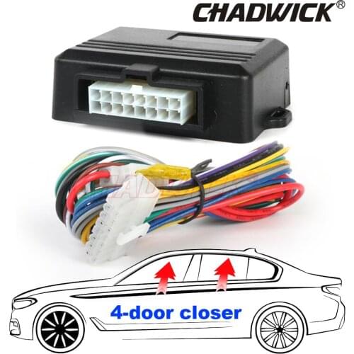 Car Alarm Systems partner Universal Car Power Window Roll Up Closer For 4 Doors Auto Close Windows Module security mate CHADWICK
