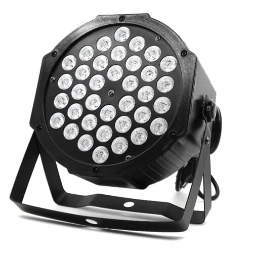 Free Shipping Hot Sale Led Flat Par Lights 36 Plastic Par Lights With DMX Sound Control Wedding Party Stage Effect Light