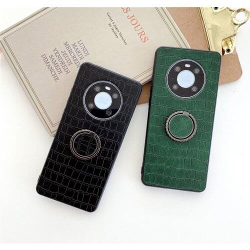 Crocodile Pattern Phone Case for Huawei Honor Play 3 30s V30 20 Pro 8x 9x 10 Lite 20i Fundas Ring Holder Kickstand Back Cover