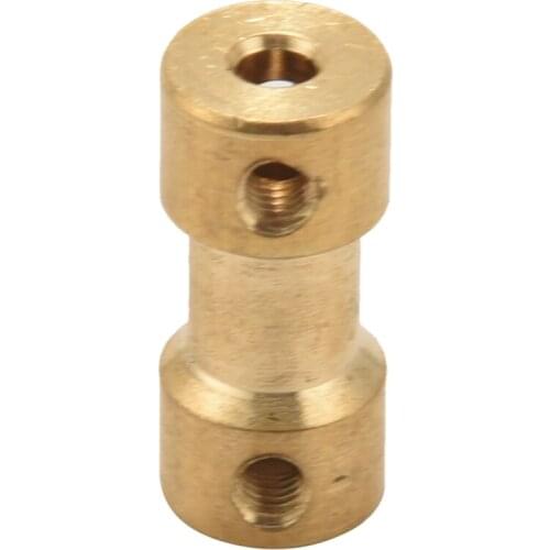 JFBL Hot 3Mm To 3Mm Copper DIY Motor Shaft Coupling Joint Connector For Electric Car Toy