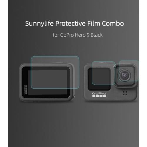 GoPro Hero 9 Arotective Film Set Tempered Glass Film HD Explosion-Proof Lens Display Accessories