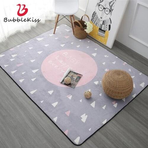 Bubble Kiss Nordic Style Carpet Geometric Pattern Rugs Living Room Carpet Home Thicken Bedroom Carpet Simple Childrens Area Rug